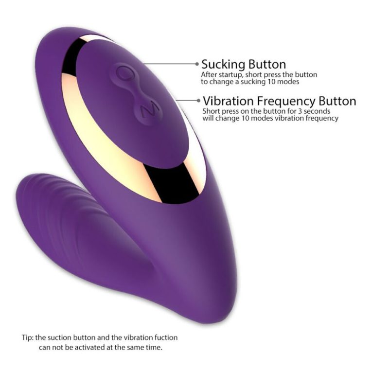Tracys-Dog-2-in-1-G-Spot-Vibrator-with-Clitoral-sucking-purple-Button-Control-1