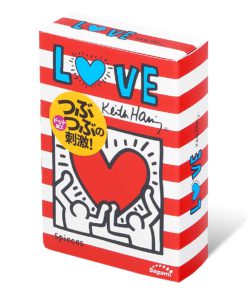 Sagami-LOVE-Keith-Haring-凸點乳膠安全套-5片裝-product-image-2