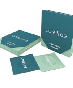 Carefree Ribbed 螺紋乳膠安全套 3片裝-product-image-2