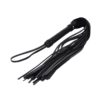 Toynary SM23 Leather Flogger Whip - Black 黑色流蘇皮鞭-product-image-1