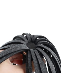 Toynary SM23 Leather Flogger Whip - Black 黑色流蘇皮鞭-product-image-4