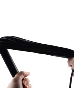 Toynary SM23 Leather Flogger Whip - Black 黑色流蘇皮鞭-product-image-6