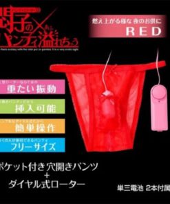 日本EXE-悶子系列有線震蛋穿孔內褲-紅色-product-image-4