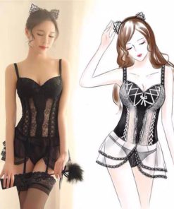 Naughty Clothes NT-180 貓妖套裝 情趣內衣-1