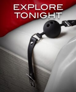 NOIR 透氣矽膠口塞 Breathable Silicone Ball Gag -product-image-5